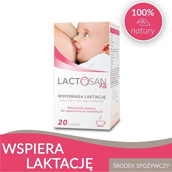 Lactosan Fix, herbata w saszetkach wspomagająca laktację, 20 szt.