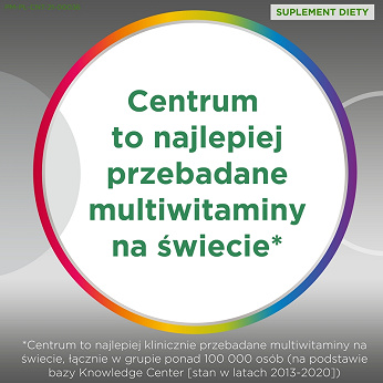 Centrum Silver 50+ , tabletki z kompozycją minerałów i witamin dla osób po 50. roku życia, 30 szt.