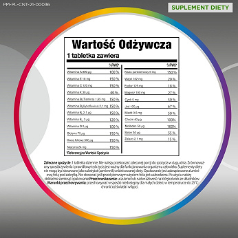 Centrum Silver 50+ , tabletki z kompozycją minerałów i witamin dla osób po 50. roku życia, 30 szt.