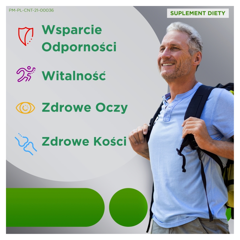 Centrum Silver 50+ , tabletki z kompozycją minerałów i witamin dla osób po 50. roku życia, 100 szt.