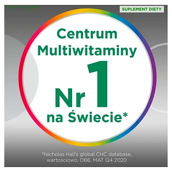 Centrum Silver 50+ , tabletki z kompozycją minerałów i witamin dla osób po 50. roku życia, 100 szt.