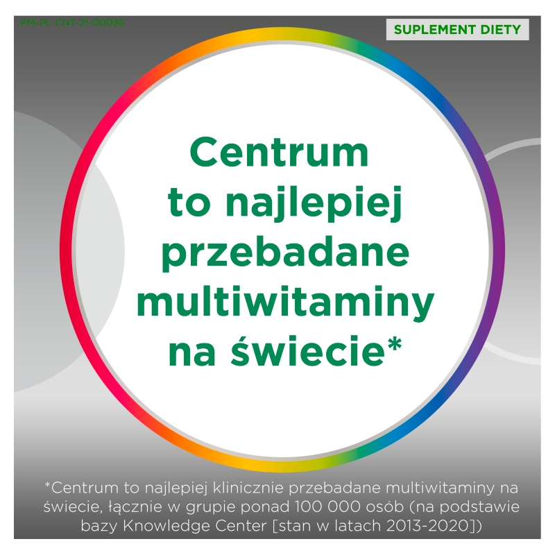 Centrum Silver 50+ , tabletki z kompozycją minerałów i witamin dla osób po 50. roku życia, 100 szt.