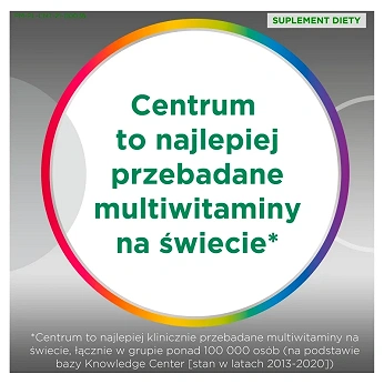Centrum Silver 50+ , tabletki z kompozycją minerałów i witamin dla osób po 50. roku życia, 100 szt.
