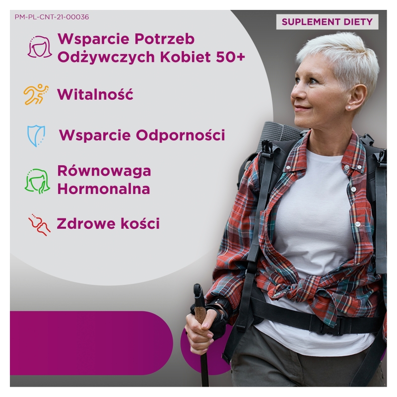 Centrum ONA 50+ , tabletki z witaminami dla kobiet, 30 szt.