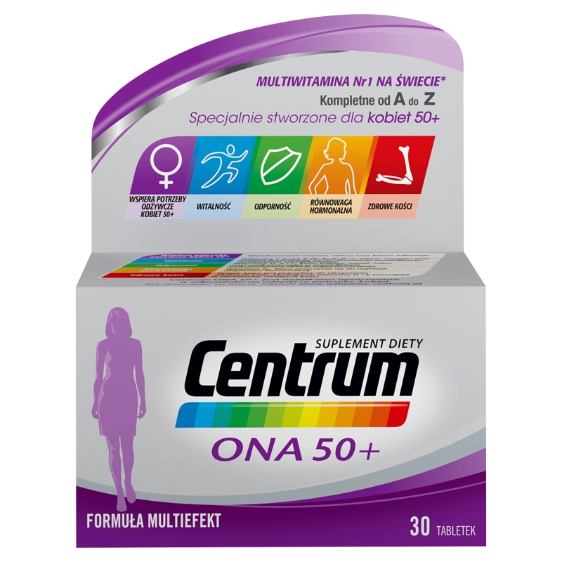Centrum ONA 50+ , tabletki z witaminami dla kobiet, 30 szt.