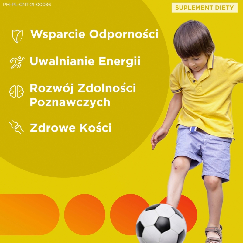 Centrum Junior, tabletki do ssania z witaminami i minerałami dla dzieci, 30 szt.