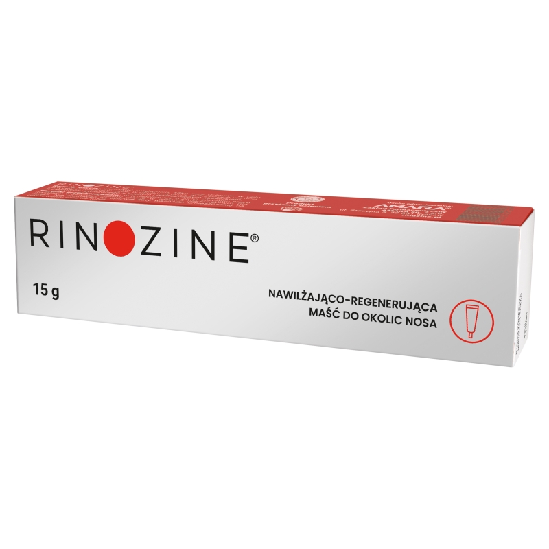 Rinozine, nawilżająco-regenerująca maść do okolic nosa, 15 g