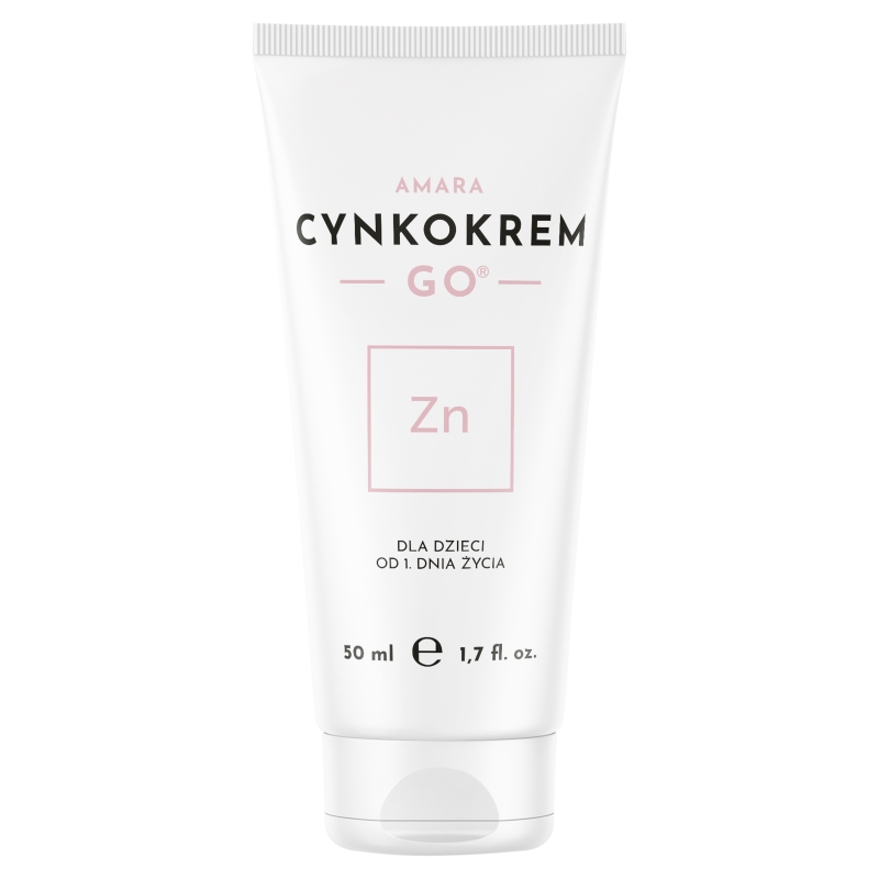 AMARA Cynkokrem Go, do stosowania na skórę dla dzieci od pierwszych dni życia, 50 g