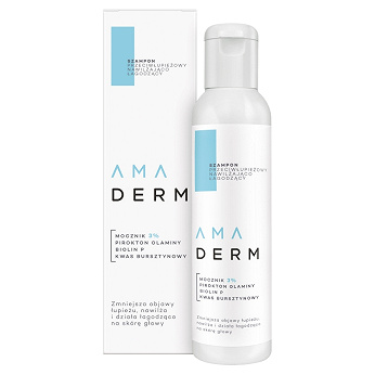AMADERM , szampon przeciwłupieżowy nawilżający, 150 ml