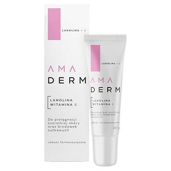 Amaderm, maść z lanoliną i witaminą E, 10 g