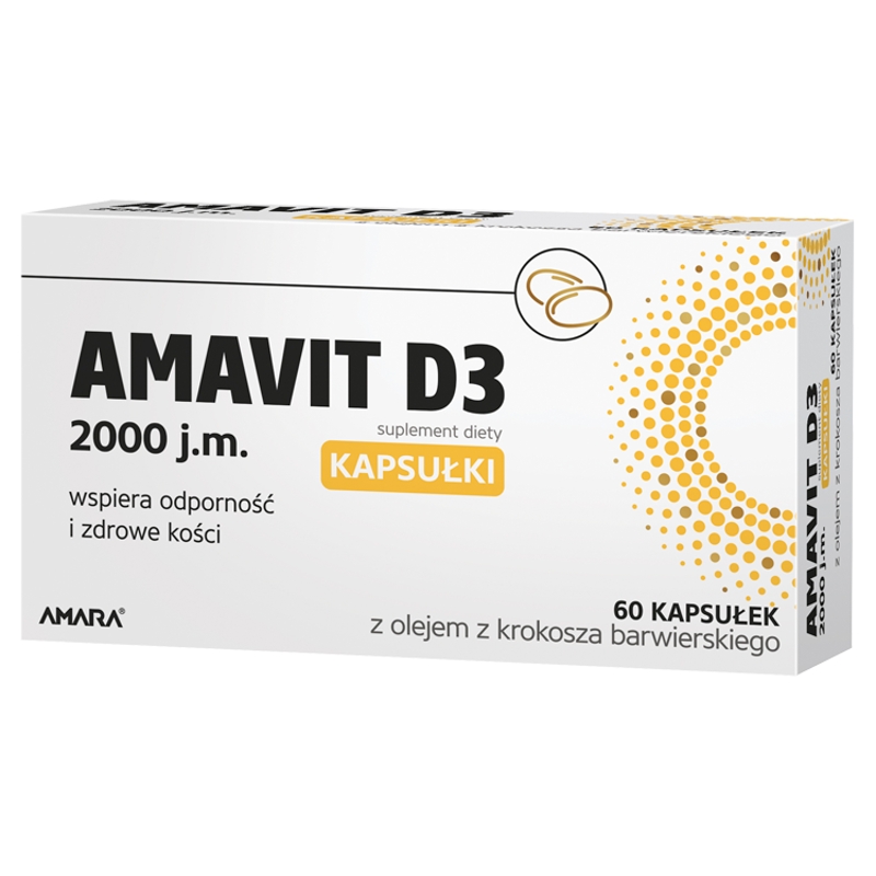 Amavit D3 , 60 kapsułek