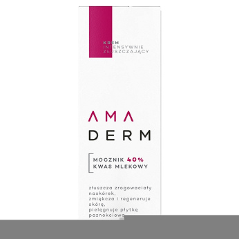 Amaderm, krem intensywnie złuszczający, 50 ml KRÓTKA DATA 30.09.2025