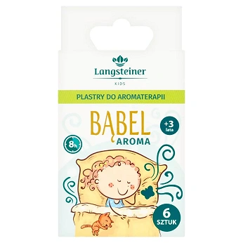 Bąbel Aroma, plastry do aromaterapii z olejkami eterycznymi, 6 szt.