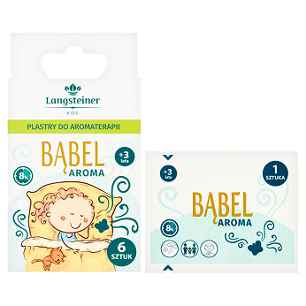 Bąbel Aroma, plastry do aromaterapii z olejkami eterycznymi, 6 szt.