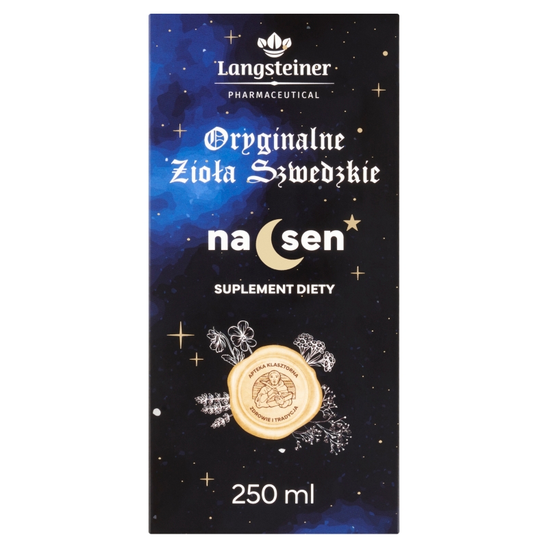 Langsteiner Oryginalne Zioła Szwedzkie na sen, 250 ml