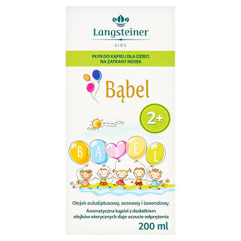 Bąbel, płyn do kąpieli na zatkany nosek, 200 ml