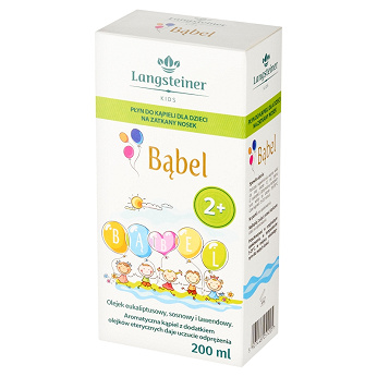 Bąbel, płyn do kąpieli na zatkany nosek, 200 ml