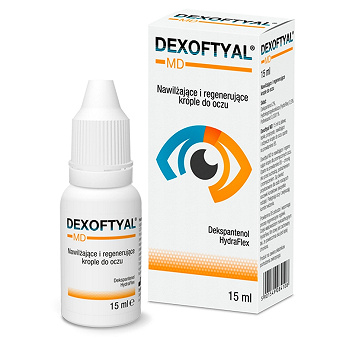 Dexoftyal MD, krople na podrażnione oczy, butelka 15 ml