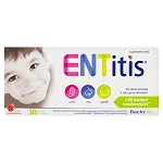 ENTitis, pastylki o smaku truskawkowym, 30 szt.