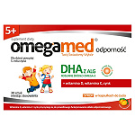 Omegamed Odporność 5+ kapsułki do żucia dla dzieci powyżej 5. roku życia, 30 szt.