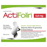 ActiFolin 0,8 mg , tabletki z kwasem foliowym dla kobiet planujących ciążę i w ciąży, 30 szt.
