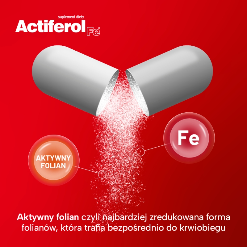 ActiFerol Fe Forte , kapsułki dla kobiet w ciąży, 60 szt.