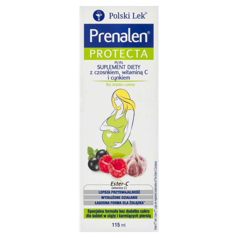 Prenalen, syrop dla kobiet w ciąży, karmiących piersią bez dodatku cukru, butelka 115 ml