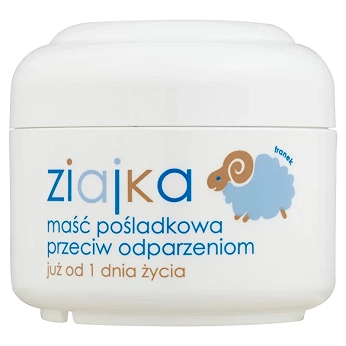 Ziajka Maść pośladkowa przeciw odparzeniom, maść zapobiegająca podrażnieniom, 50 ml