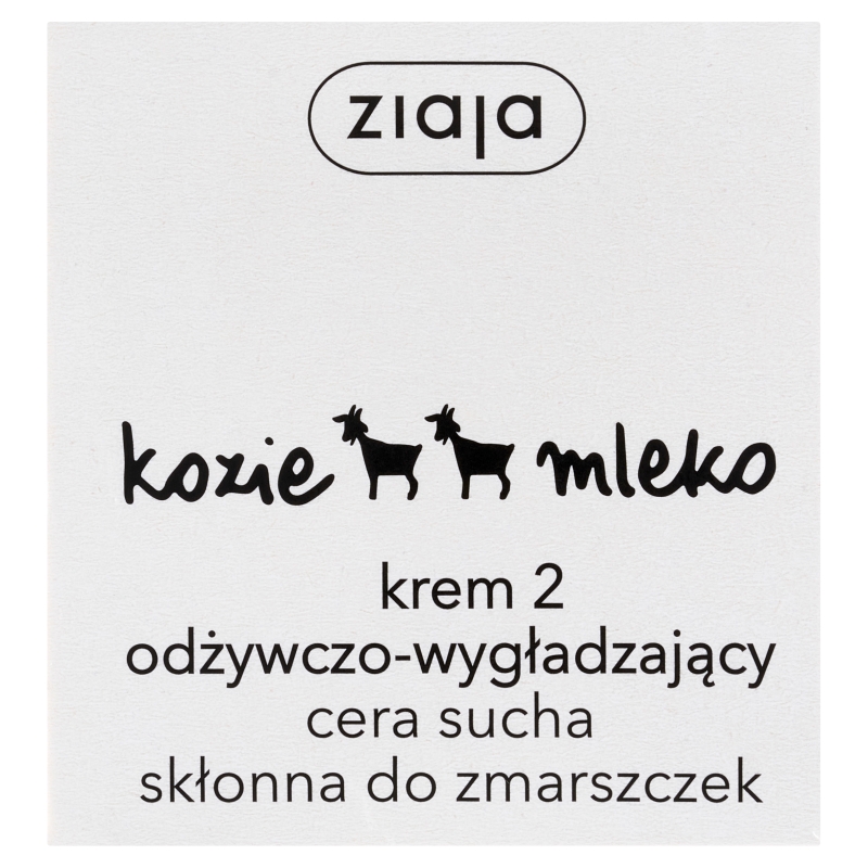 Ziaja Kozie Mleko Krem 2 odżywczo-wygładzający dla cery suchej i skłonnej do alergii, 50 ml