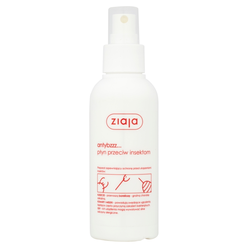 Ziaja Antybzzz Płyn przeciw insektom, płyn zapewniający ochronę przed insektami, 100 ml