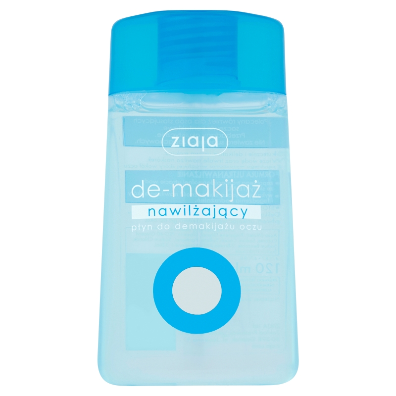 ZIAJA De - makijaż, nawilżający płyn do demakijażu oczu, 120 ml