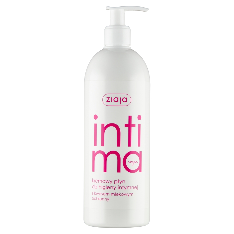 Ziaja Intima kremowy płyn do higieny intymnej z kwasem mlekowym, 500 ml