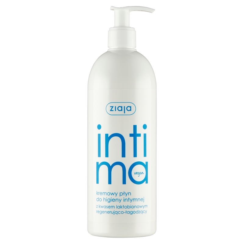 Ziaja INTIMA kremowy płyn do higieny intymnej z kwasem laktobionowym, 500 ml