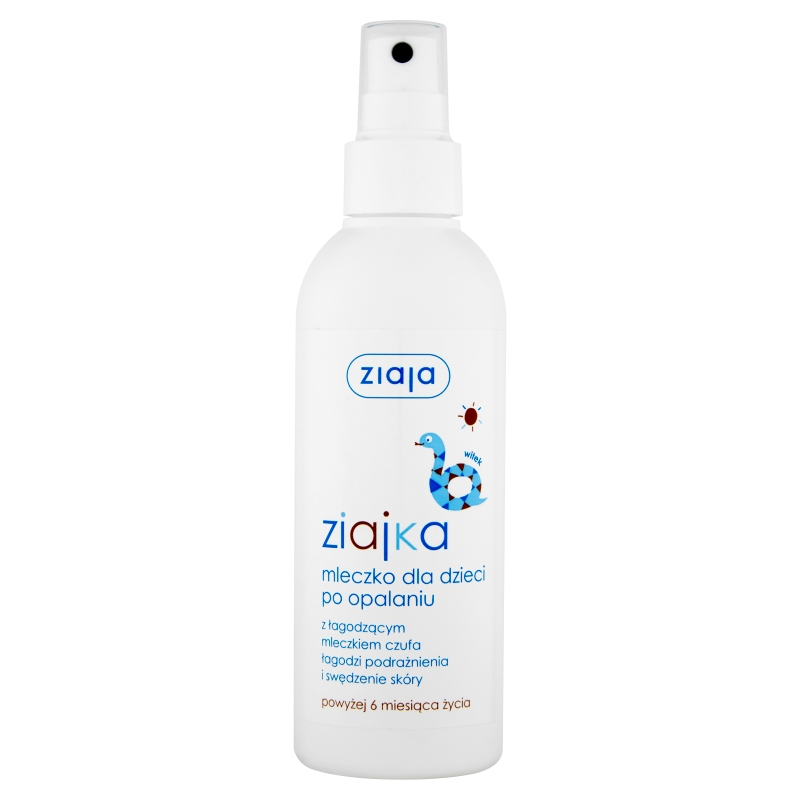 Ziajka Mleczko  po opalaniu dla dzieci, 170 ml