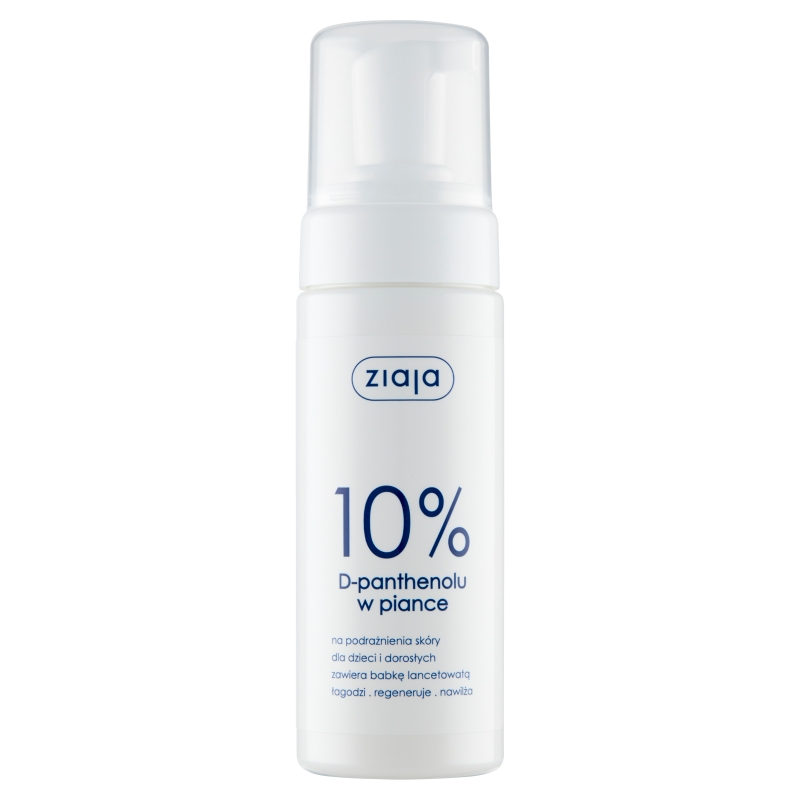 Ziaja 10% D-Panthenolu, pianka na podrażnienia skórne, 150 ml