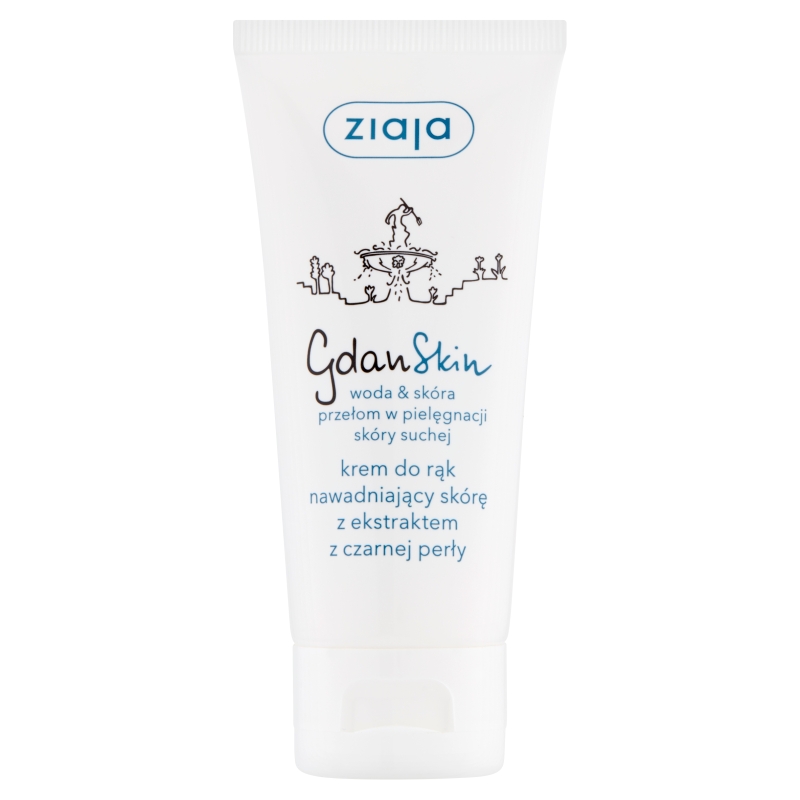 Ziaja GdanSkin Krem do rąk, krem nawilżający i zmiękczający naskórek, 50 ml