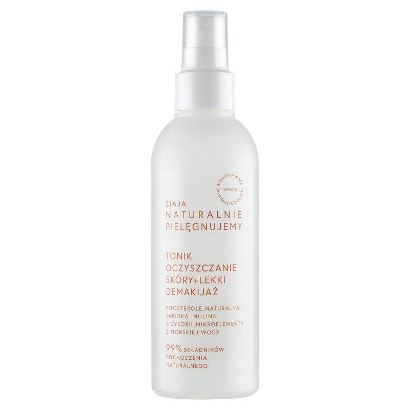 Ziaja Naturalnie Pielęgnujemy tonik oczyszczający + lekki demakijaż, 200 ml