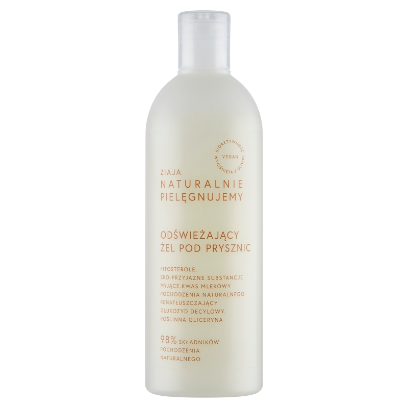 Ziaja Naturalnie Pielęgnujemy żel pod prysznic odświeżający, 400 ml