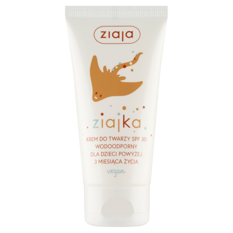 Ziajka krem do twarzy SPF30 wodoodporny dla dzieci powyżej 3. miesiąca życia, 50 ml
