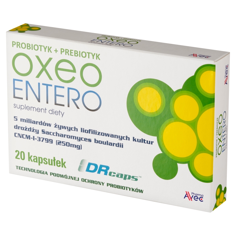 Oxeo ENTERO, 20 kapsułek KRÓTKA DATA 31.08.2026