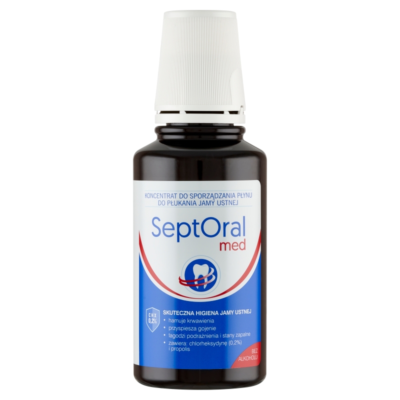 SEPTORAL MED  koncentrat do sporządzania płynu do płukania ust, 200 ml