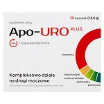 Apo-URO Plus kapsułki ze składnikami korzystanie wpływającymi na układ moczowy, 30 szt.