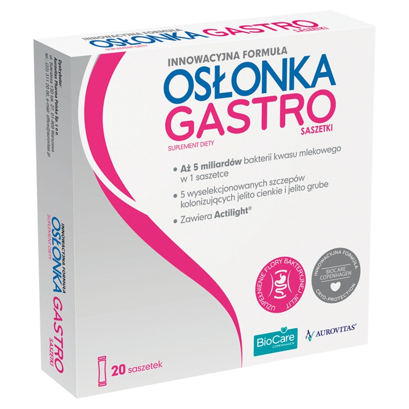 Osłonka Gastro, proszek, 20 sasz.