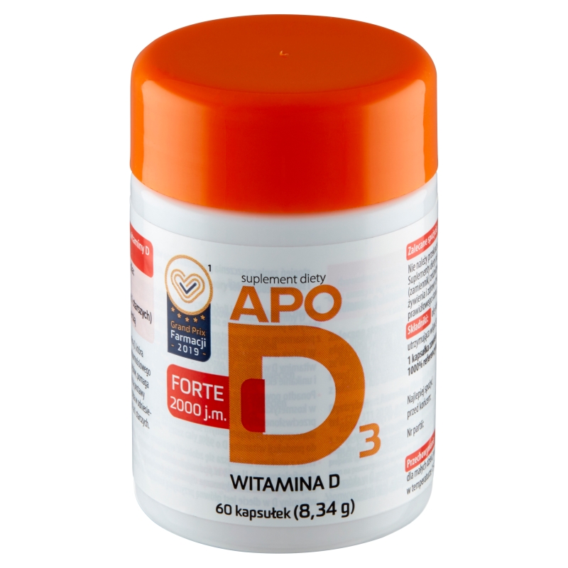 ApoD3 Forte, 2000 j.m., 60 szt.