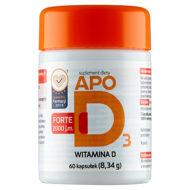 ApoD3 Forte 2000 j.m., 60 szt.