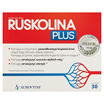 Ruskolina Plus kapsułki ze składnikami wspomagającymi krążenie żylne, 30 szt.