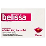 Belissa tabletki ze składnikami wzmacniającymi kondycję włosów skóry i paznokci, 60 szt.