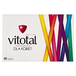 Vitotal dla Kobiet tabletki z witaminami i minerałami, 30 szt.