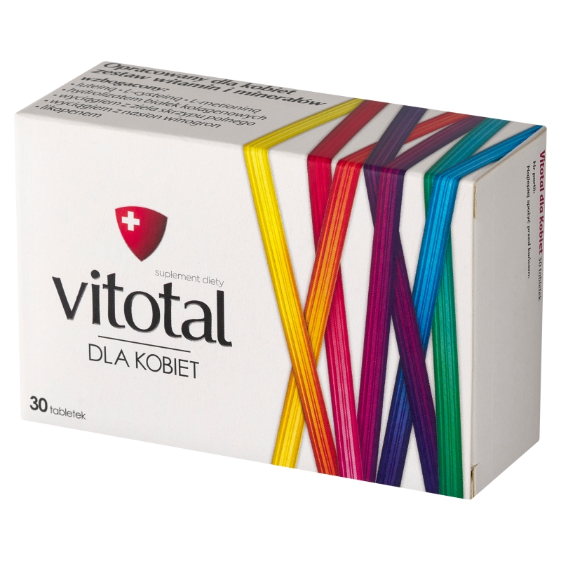 Vitotal dla Kobiet, tabletki z witaminami i minerałami, 30 szt.
