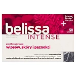 Belissa Intense  tabletki ze składnikami wzmacniającymi kondycję włosów skóry i paznokci, 50 szt. 